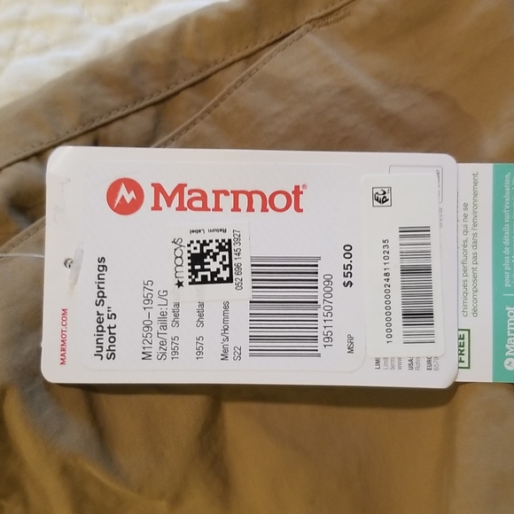 NWT Mens Large Marmot short - Picture 3 of 5